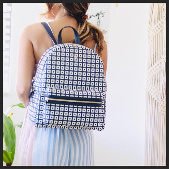 Tory Burch Handbags - Tory Burch Backpack in a Green Blue NWT ✨HP✨